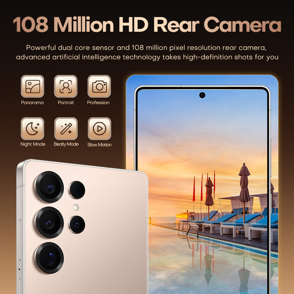 7.3 inch Smartphone 8GB RAM+256GB ROM 10-core Android 15.0