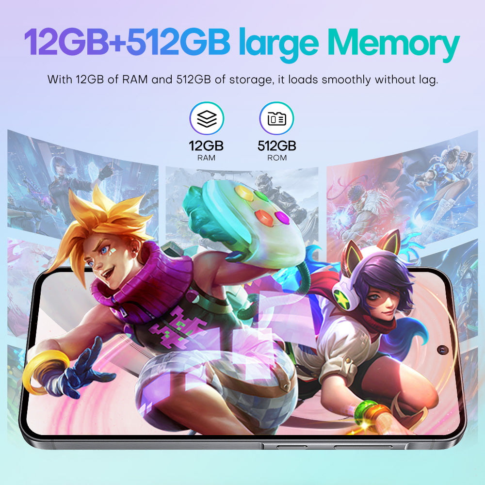 7.3inch Smartphone 12GB RAM+512GB ROM 10 Core Android15.0