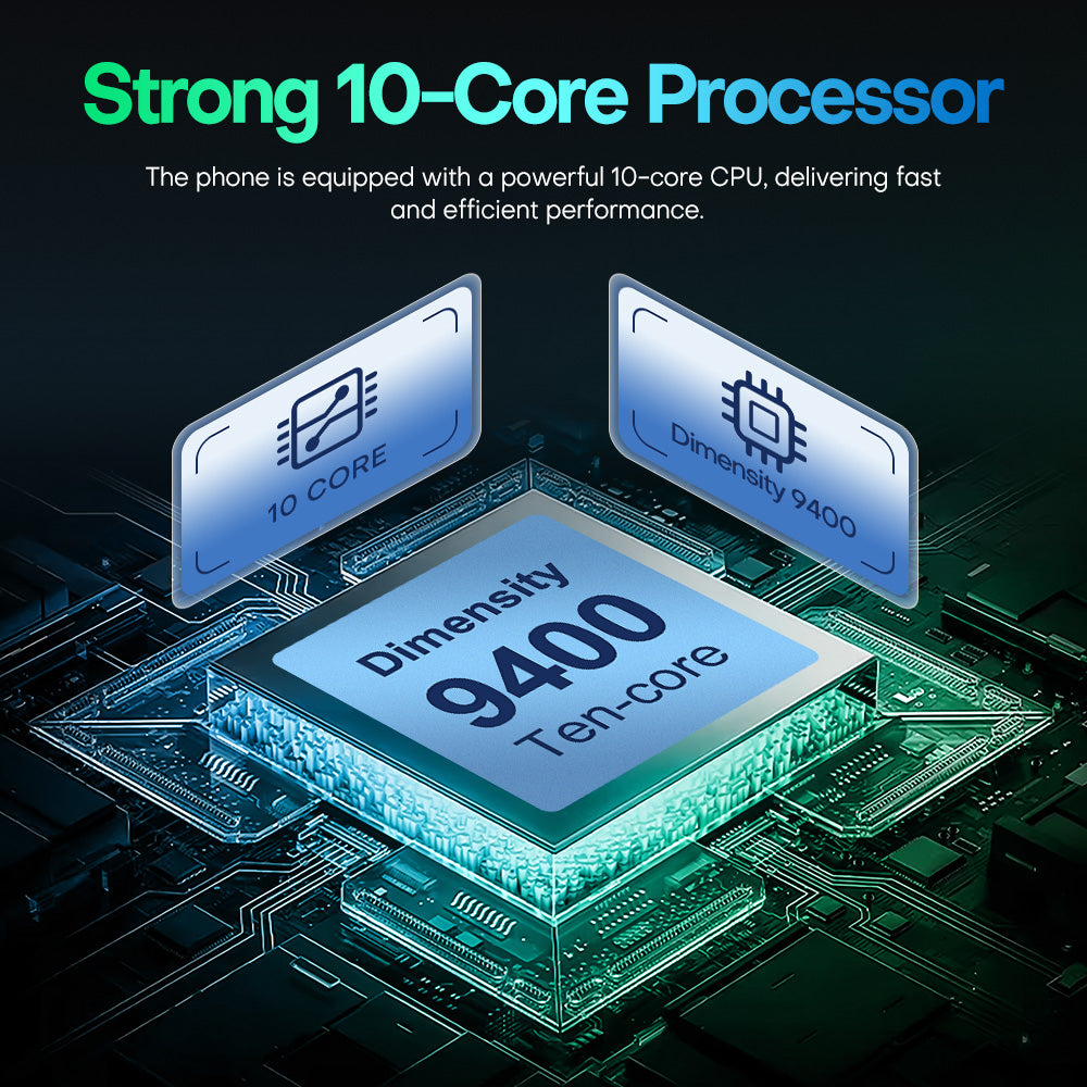 Smartphone 8GB RAM + 256GB ROM 10-core Android 15.0