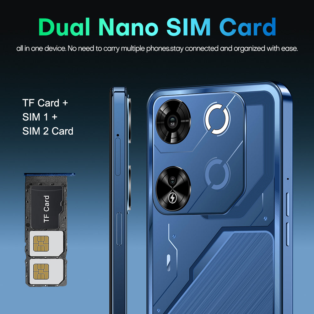 Smartphone 8GB RAM + 256GB ROM 10-core Android 15.0