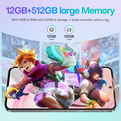 7.3inch Smartphone 12GB RAM+512GB ROM 10 Core Android15.0