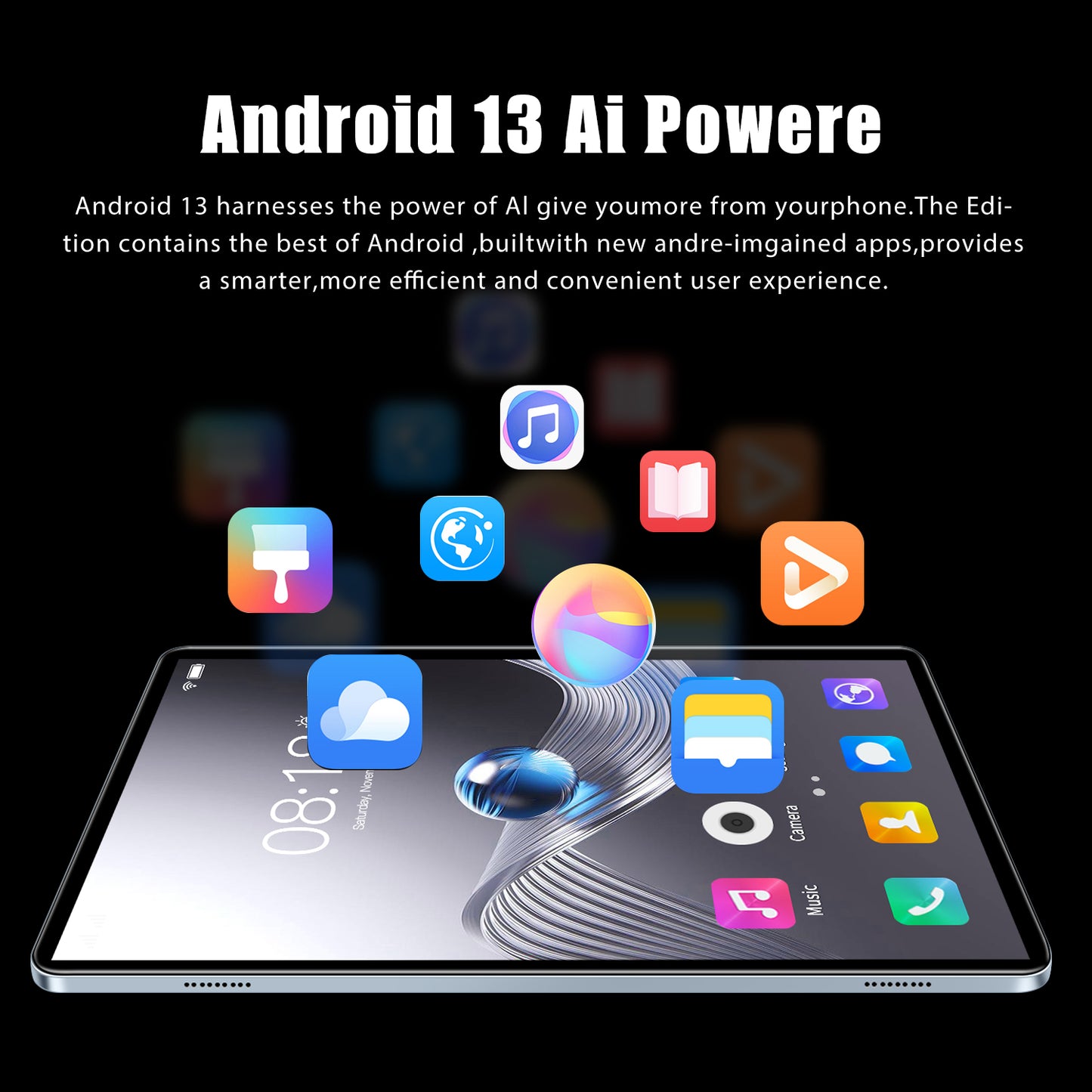 11"Tablet 12GB RAM-256GB ROM 5G Network Bluetooth10 Core Android13