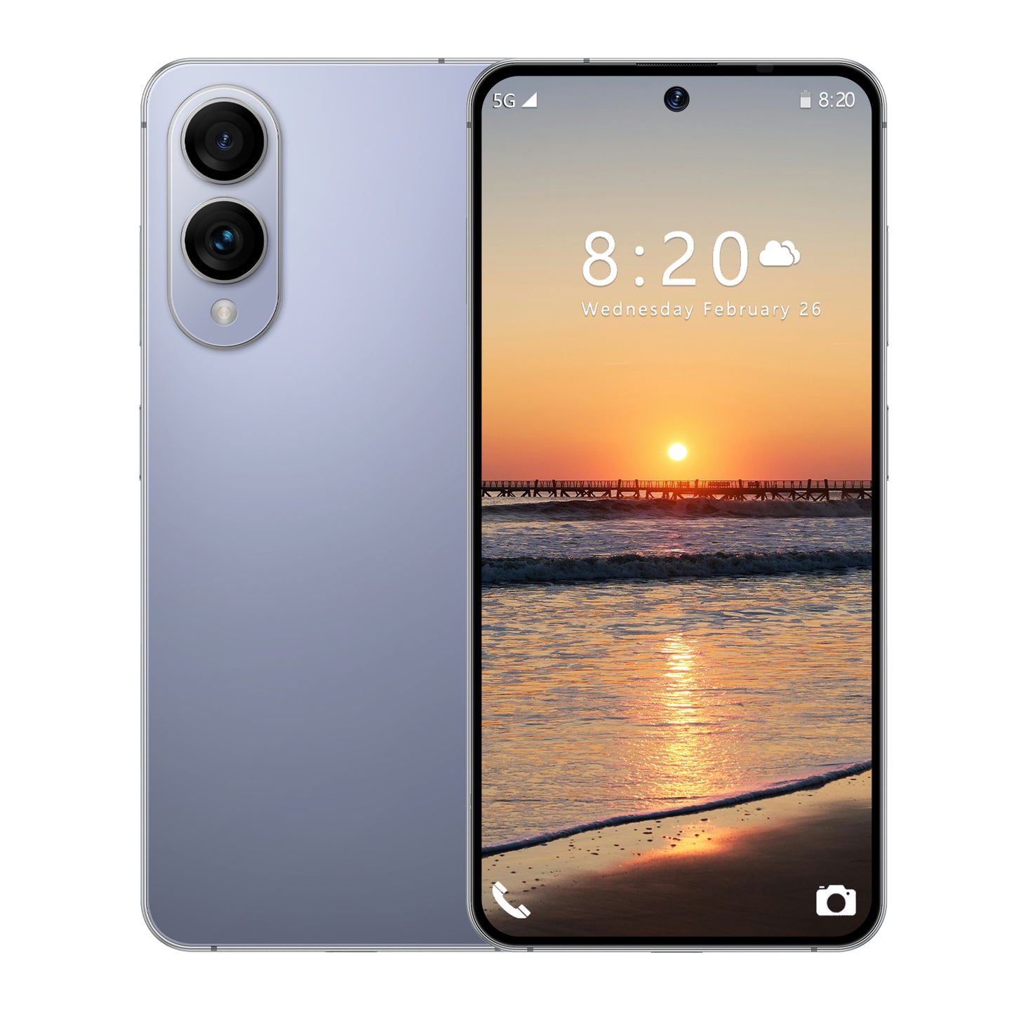 7.3 inch Smartphone 8GB RAM + 512GB ROM 10-core Android 14.0