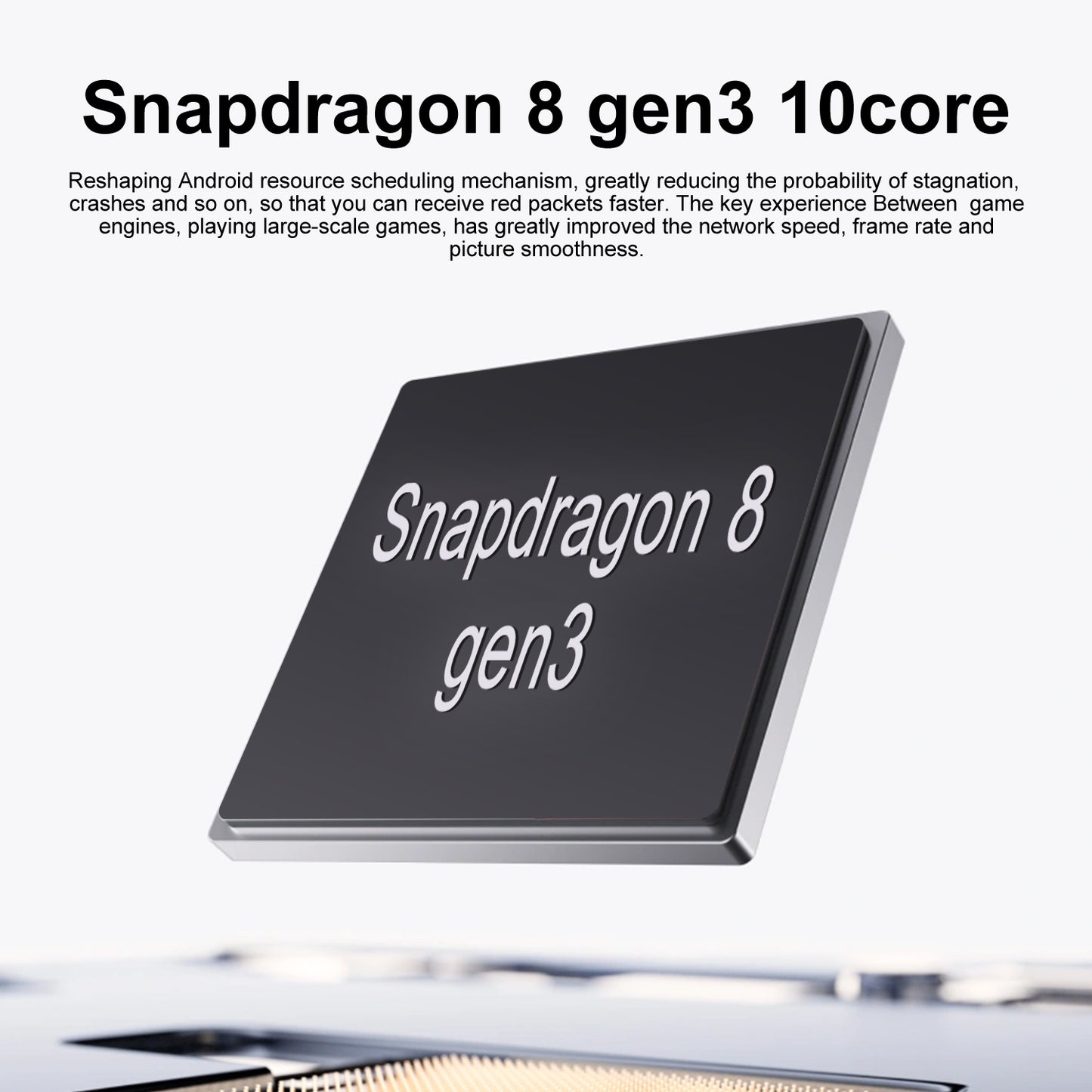 7.3 inch Smartphone 8GB RAM + 256GB ROM 10-core Android 14.0