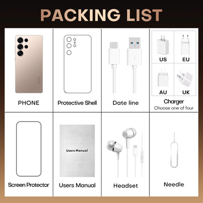 7.3 inch Smartphone 8GB RAM+256GB ROM 10-core Android 15.0
